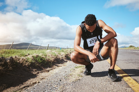 Atleta cansado después de un entrenamiento intenso