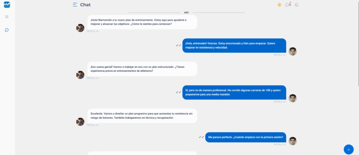 chat con entrenador mvt